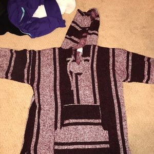 Maroon drug rug